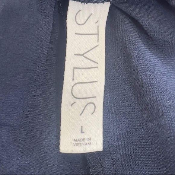 Stylus Lightweight Zipper Ankle Blue Jogger Pants Large - Picture 5 of 7